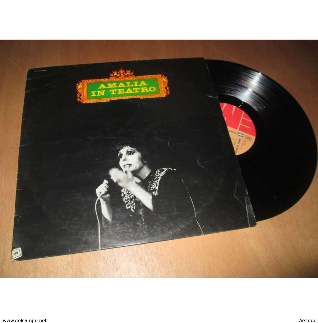 AMALIA RODRIGUES Amalia In Teatro PORTUGAL FADO CHANSON POP - EMI France Lp 1979 - Otros & Sin Clasificación