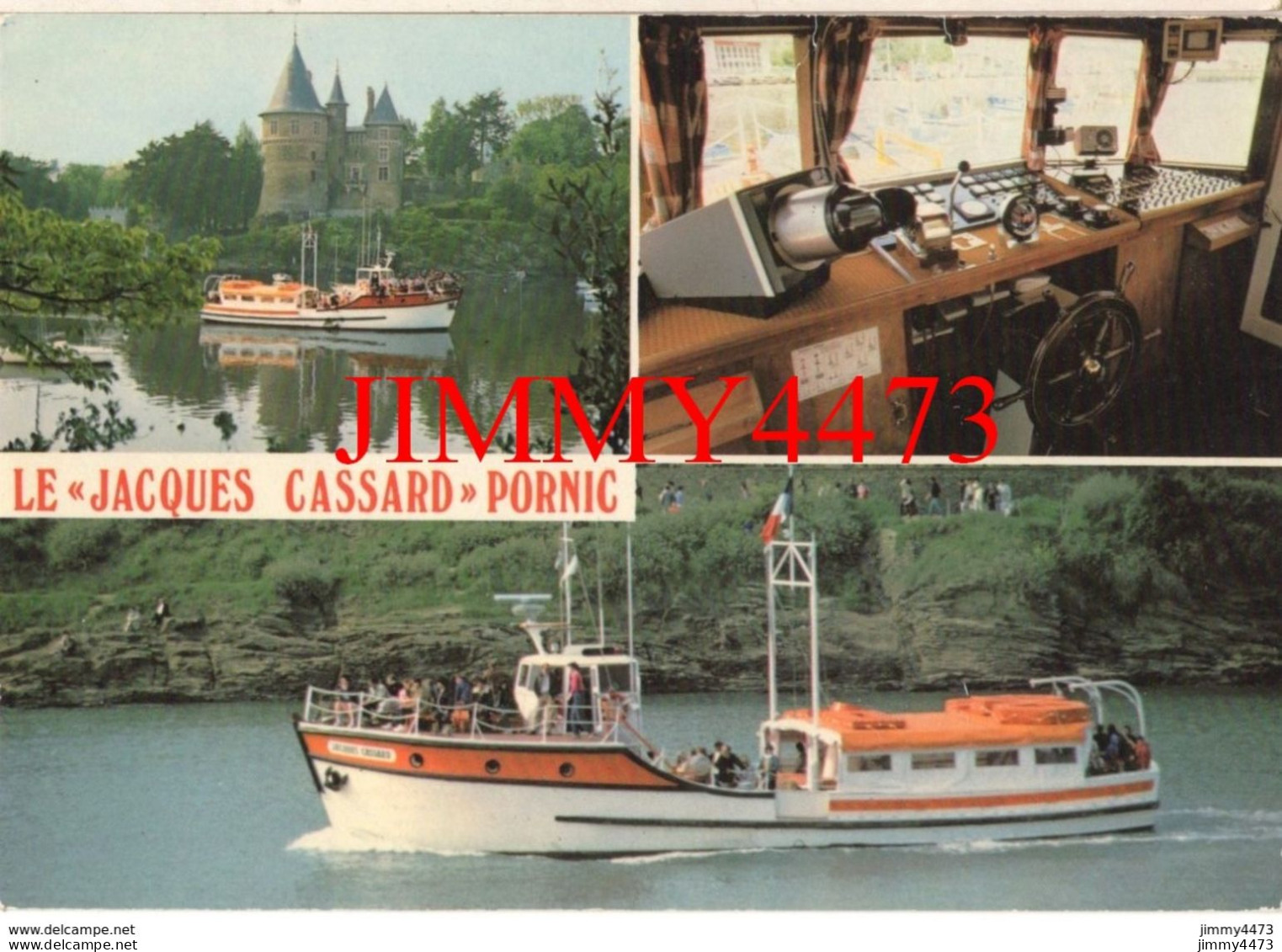 CPM - Navire " JACQUES CASSARD " Liaison PORNIC - NOIRMOUTIER - Photo Marc GUITTENY - La Bernerie - Ferries