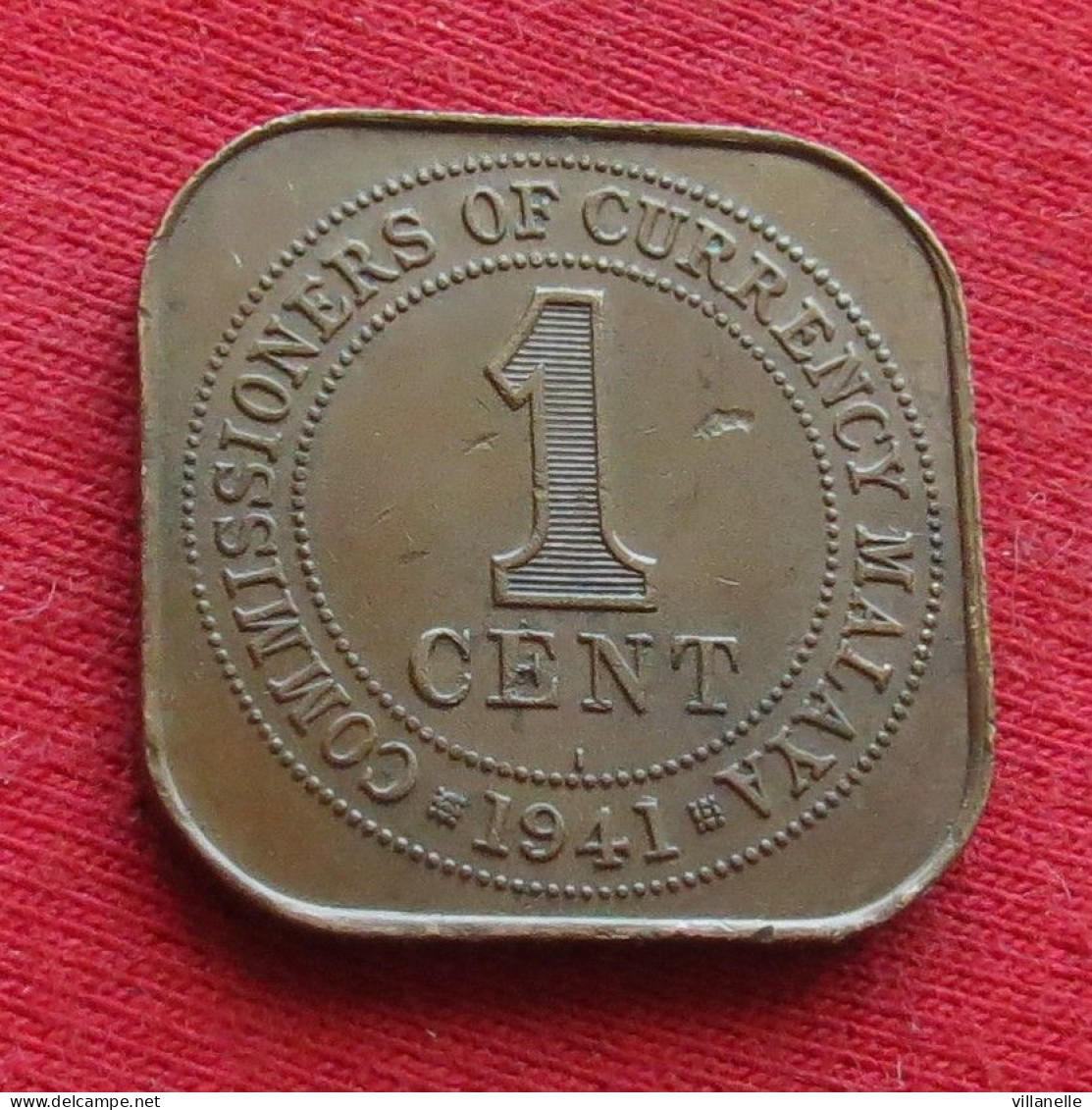 Malaya 1 Cent 1941 W ºº - Malaysia