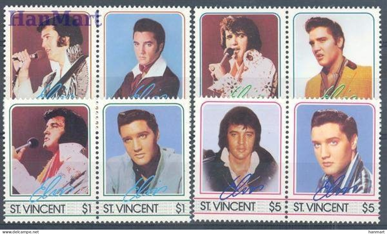 Grenadines Of St. Vincent 1985 Mi 862-869 MNH  (ZS2 SVNpar862-869) - Singers