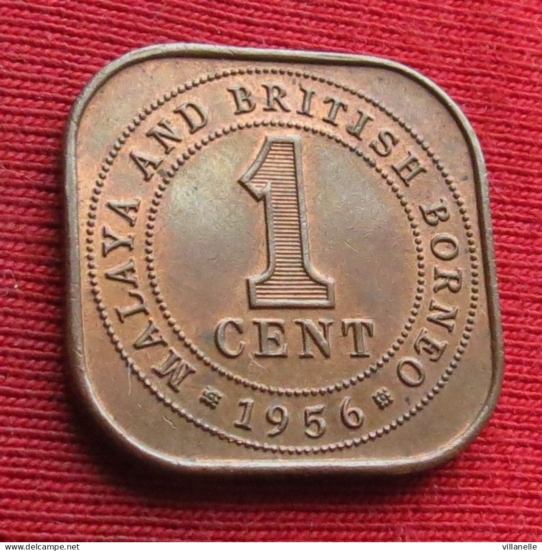 Malaya And British Borneo 1 Cent 1956 #2 W ºº - Malaysia