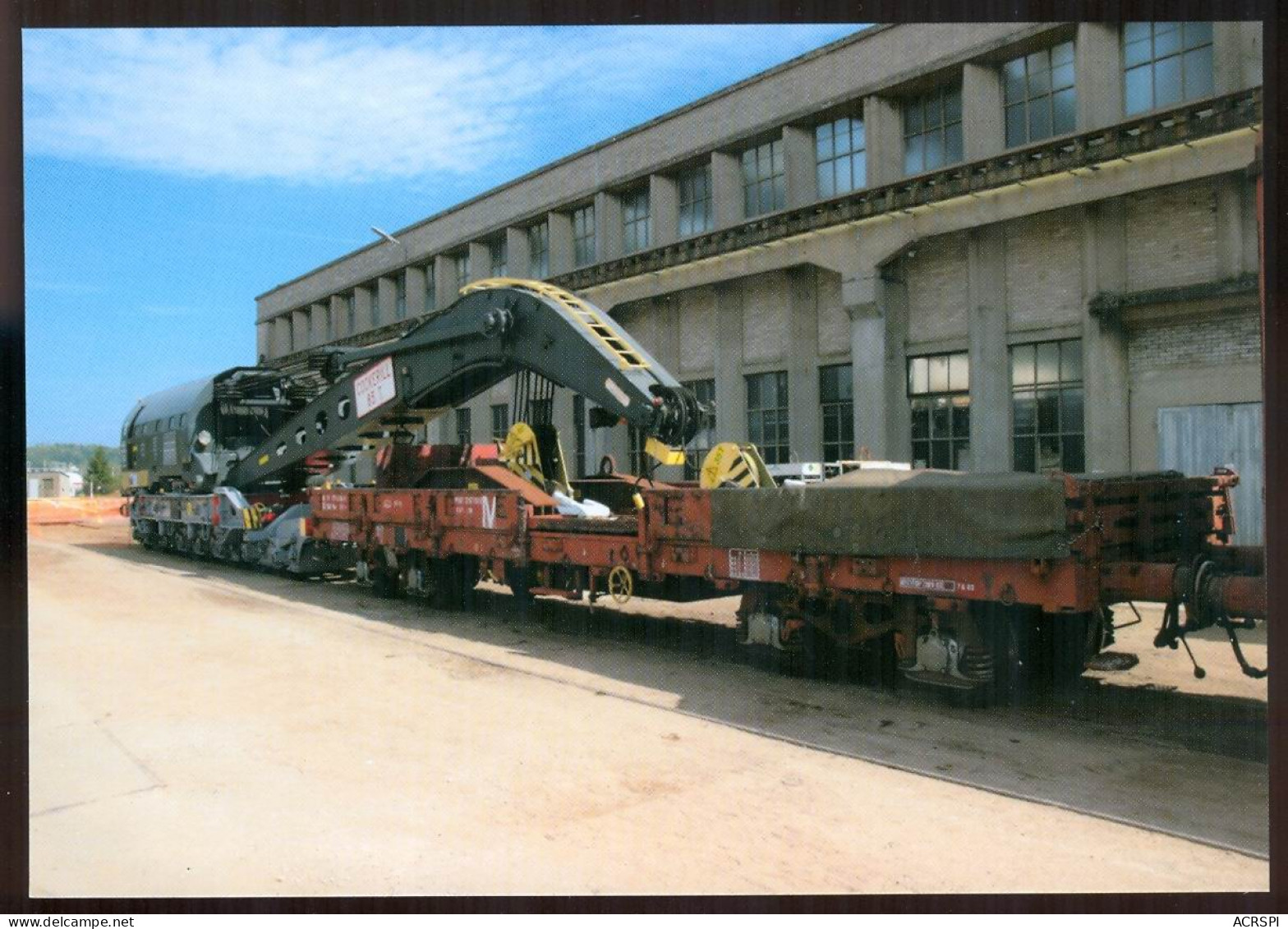 CULMONT CHALINDREY  TRAIN GRUE DE SECOURS COCKERILL DE 85 TONNES PFRCR00016 P - Chalindrey