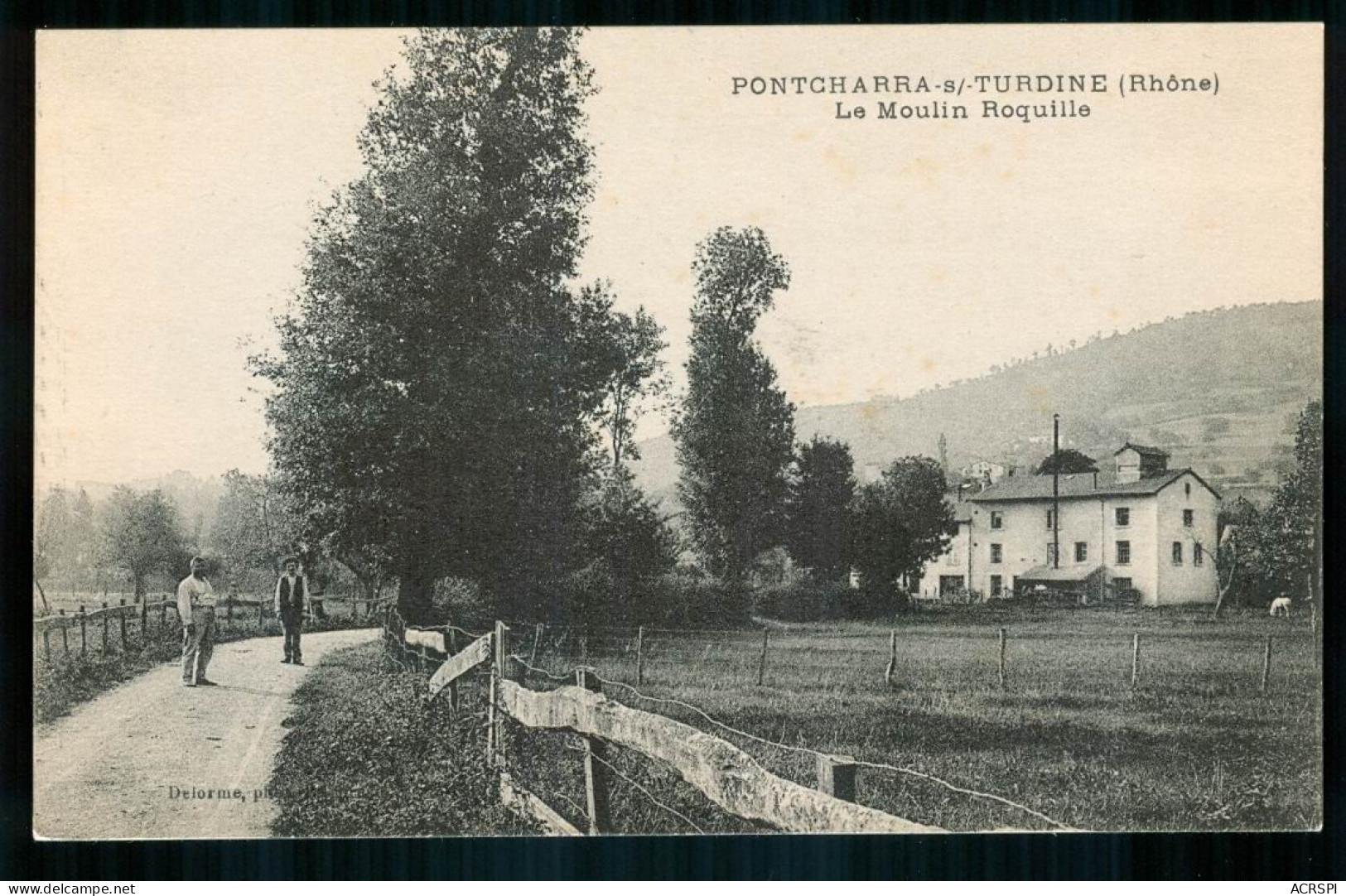 PONTCHARRA SUR TURDINE  Le Moulin ROQUILLE Carte Rare  PFRCR00010 P - Pontcharra-sur-Turdine