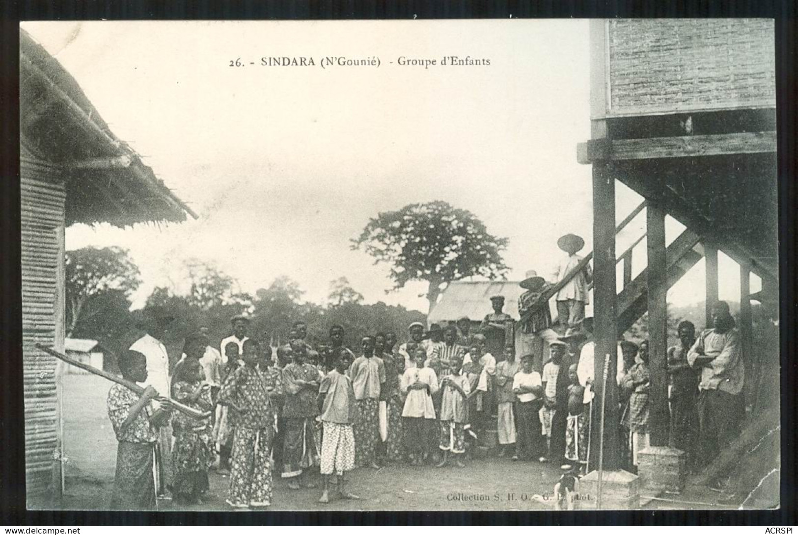 GABON  SINDARA N'Gounié  Un Groupe D'enfants Collection SHO.GP PFRCR00009 P - Gabun