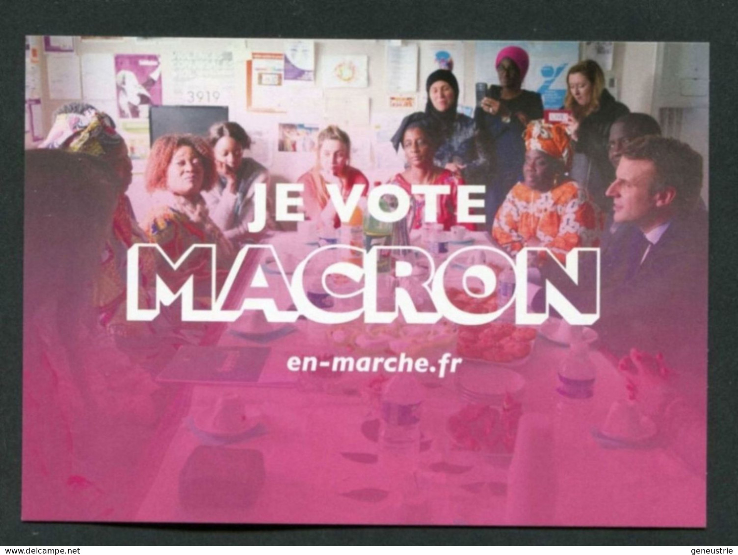 CPM N°5 "Je Vote Macron" Parti Politique "En Marche" Elections Présidentielles 2017 - Emmanuel Macron Président - Partis Politiques & élections