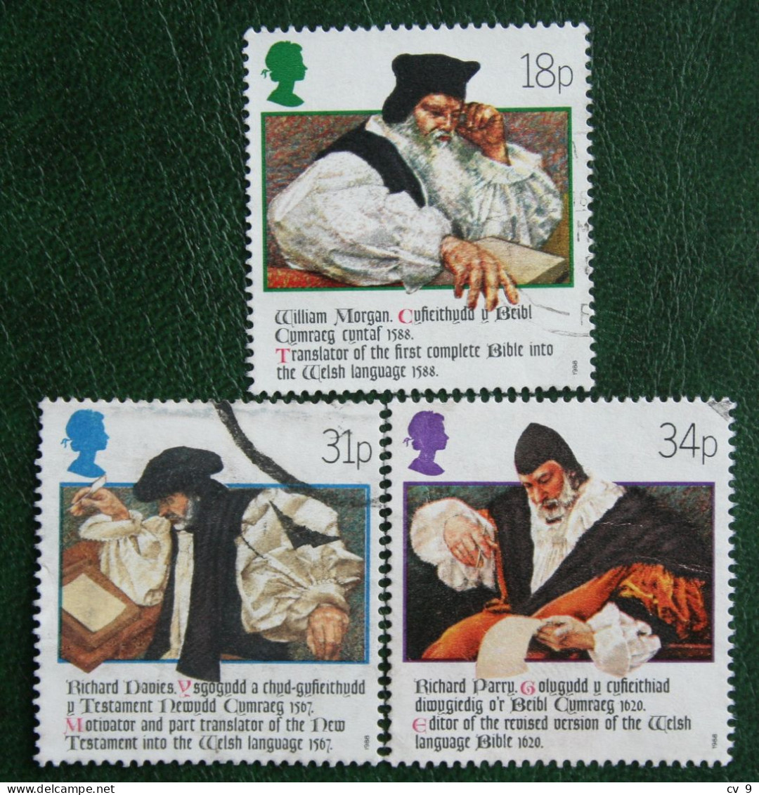 Bibel Walisischer Sprache Bible Mi 1139 1141-1442 1988 Used Gebruikt Oblitere ENGLAND GRANDE-BRETAGNE GB GREAT BRITAIN - Used Stamps