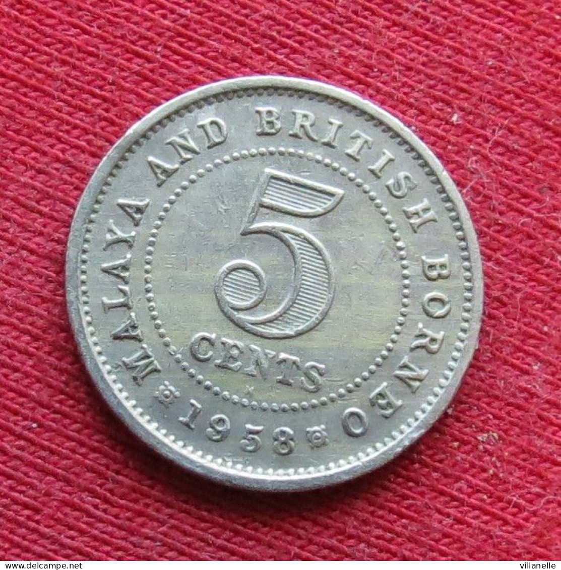 Malaya And British Borneo 5 Cents 1958 H W ºº - Malaysie