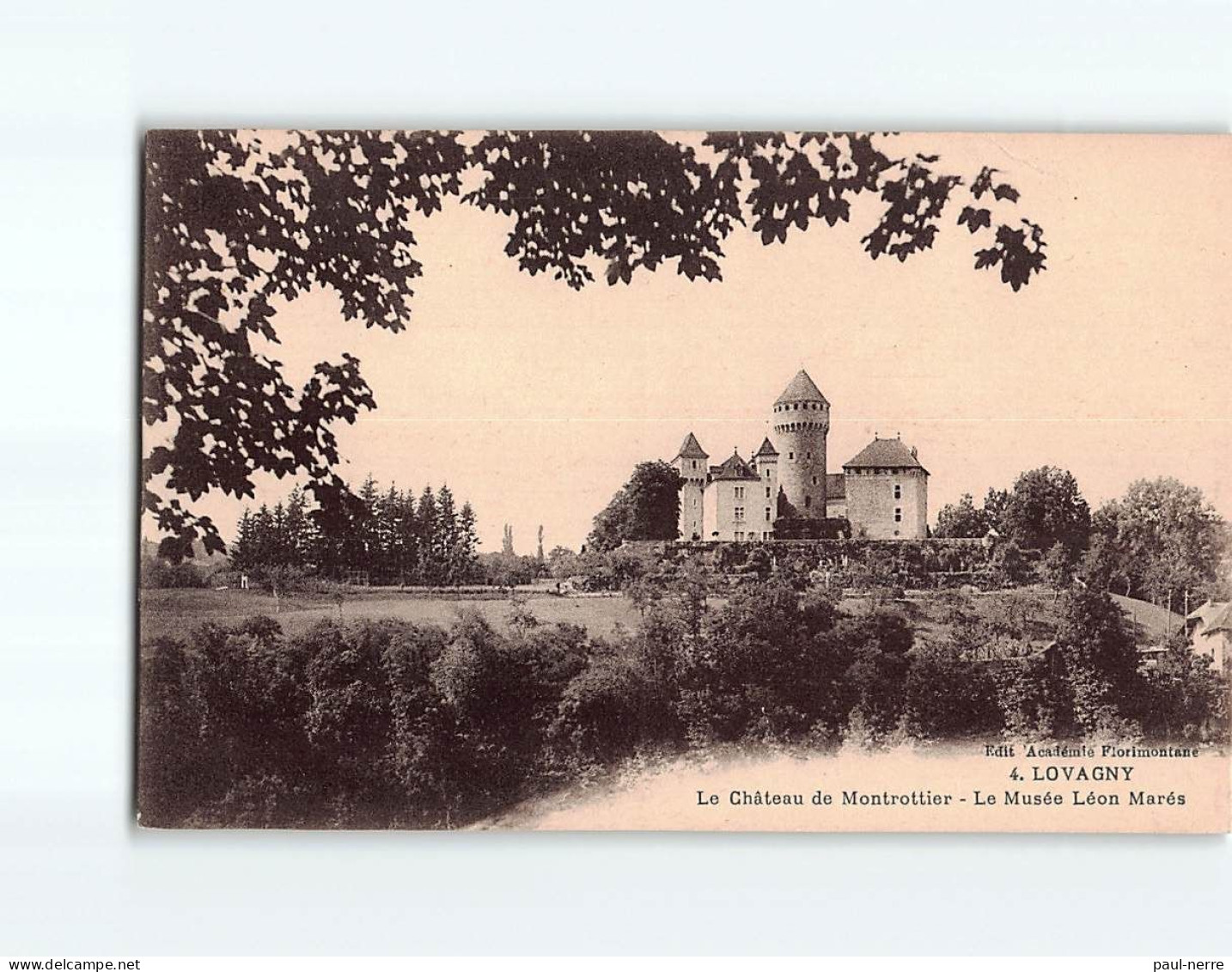 LOVAGNY : Le Château De Montrottier, Le Musée Léon Marés - Très Bon état - Lovagny