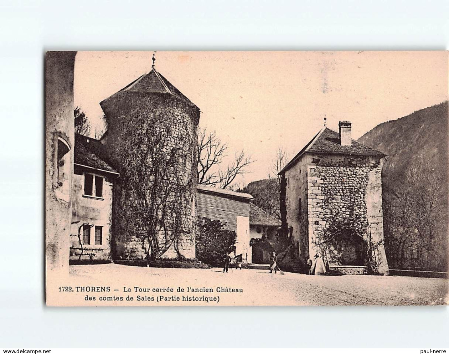 THORENS : La Tour Carrée De L'ancien Château Des Comtes De Sales - Très Bon état - Thorens-Glières
