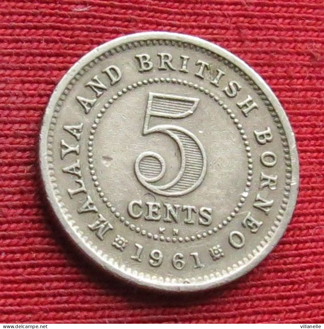 Malaya And British Borneo 5 Cents 1961 KN #2 W ºº - Maleisië