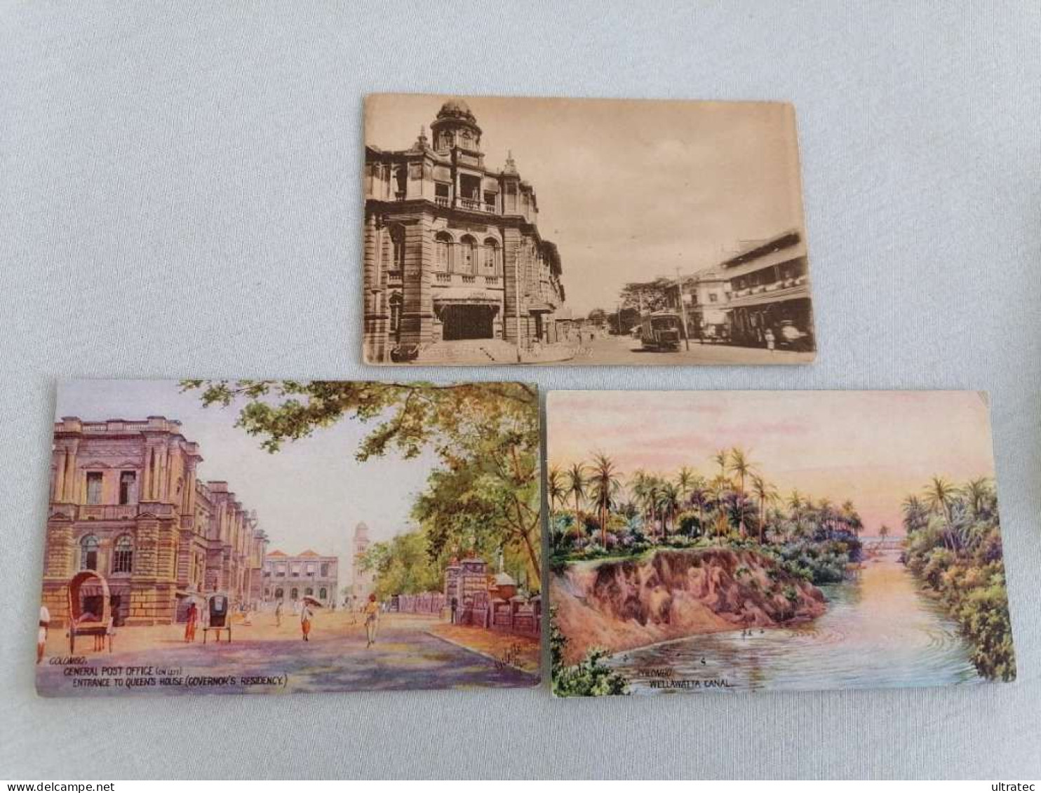 3x AK CEYLON / SRI LANKA, COLOMBO,  Postcards Postkarte  Ca. 1910 Farbe   3 Postcards   Good Condition  1910er - Sri Lanka (Ceylon)