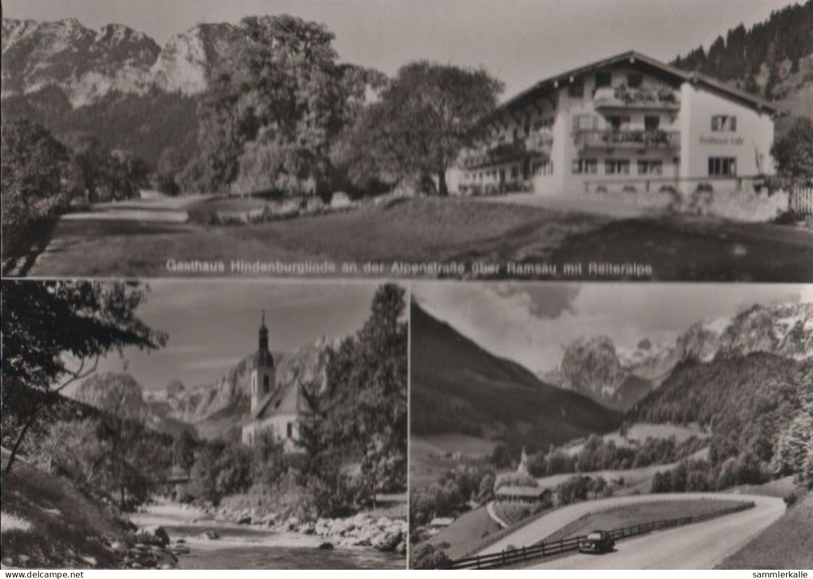 43908 - Ramsau - Gasthaus Hindenburglinde - Ca. 1960 - Bad Reichenhall