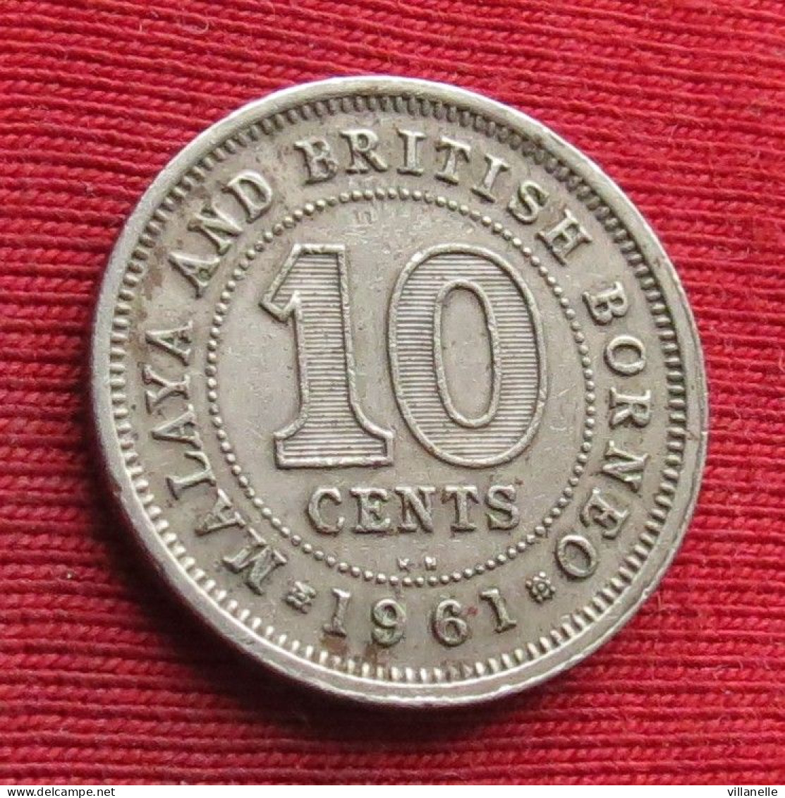 Malaya And British Borneo 10 Cents 1961 KN #2 W ºº - Maleisië