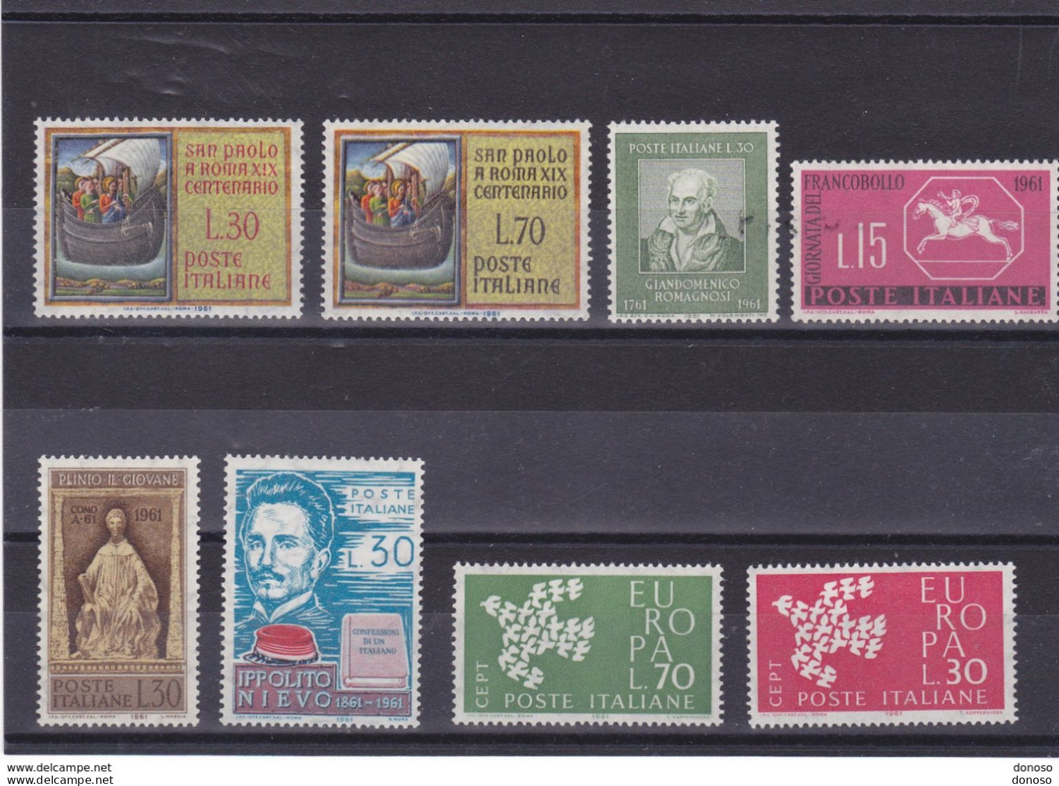 ITALIE 1961 Yvert 848-851 + 858-861 NEUF** MNH Cote : 3,60 Euros - 1961-70: Neufs