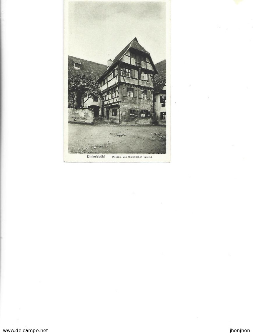 Germany - Postcard Unused -  Dinkelsbühl - Museum Of The Historical Association - Dinkelsbuehl