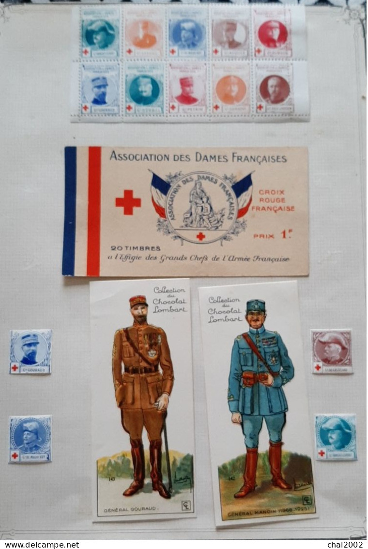 Association Des Dames Des  Françaises - Vignettes Militaires