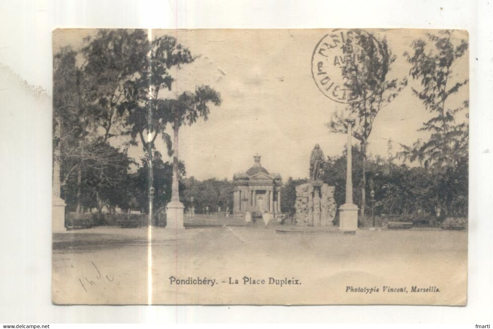 Pondichery, La Place Dupleix - Indien