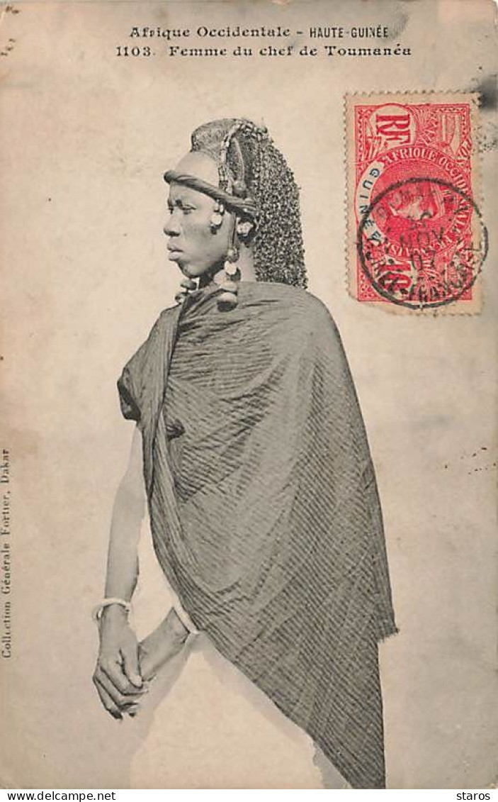 Haute-Guinée - Femme Du Chef De Toumanéa - Guinea