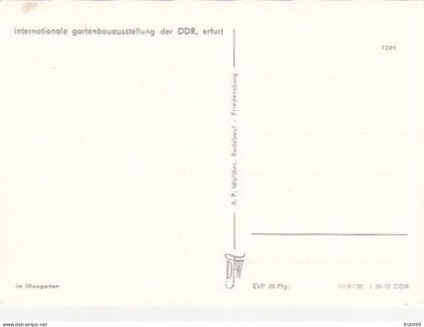 AK 210603 GERMANY - Erfurt - Internationale Gartenbauausstellung Der DDR - Erfurt