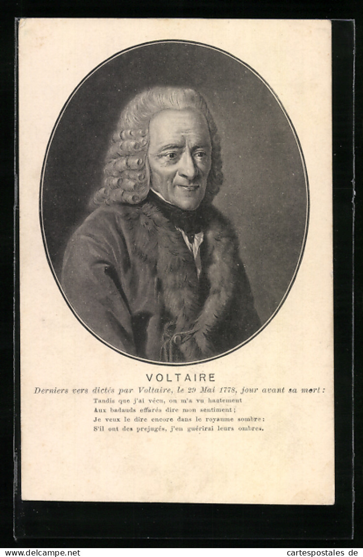 AK Voltaire Mit Pelzkragen  - Writers