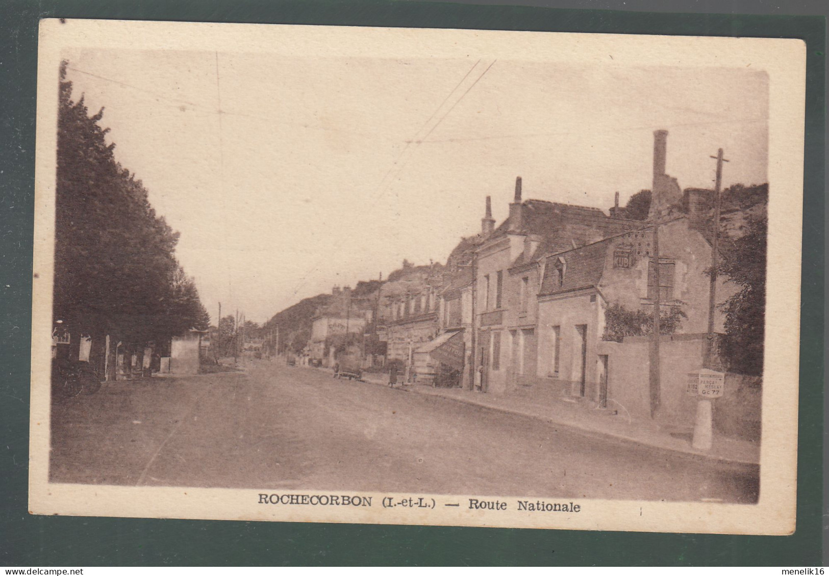 CP - 37 - Rochecorbon - Route Nationale - Rochecorbon