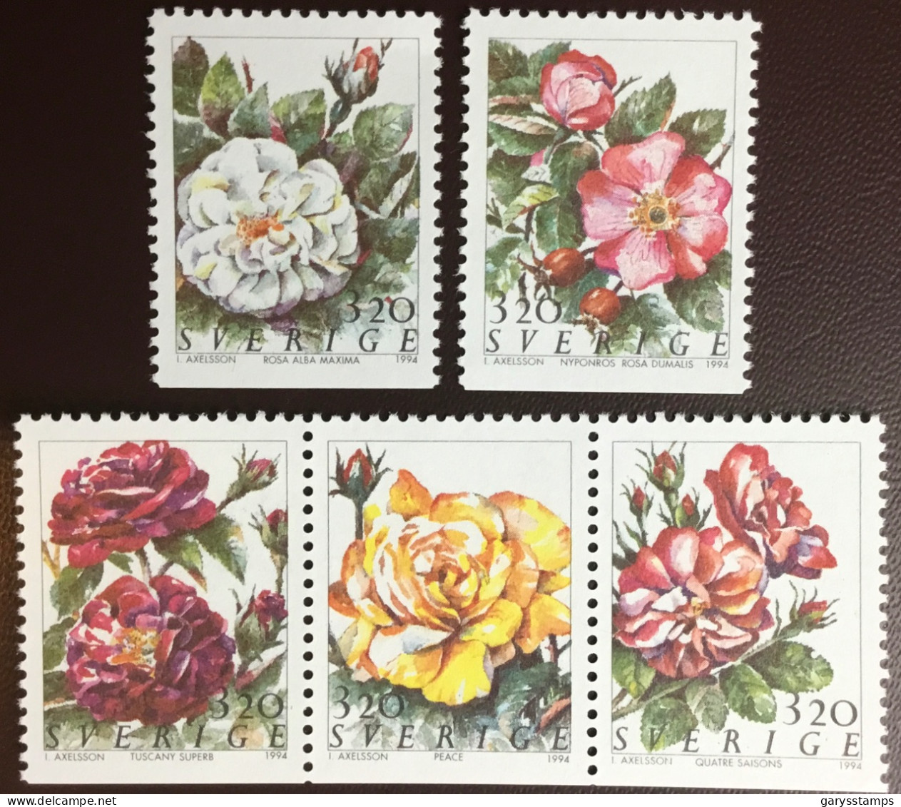 Sweden 1994 Roses Flowers MNH - Roses