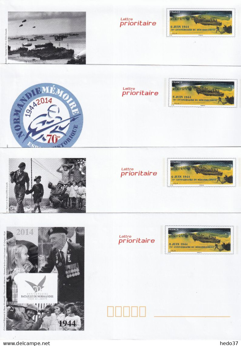 France Entiers Postaux - 2014 - Thème Militaria - TB - Prêts-à-poster:  Autres (1995-...)