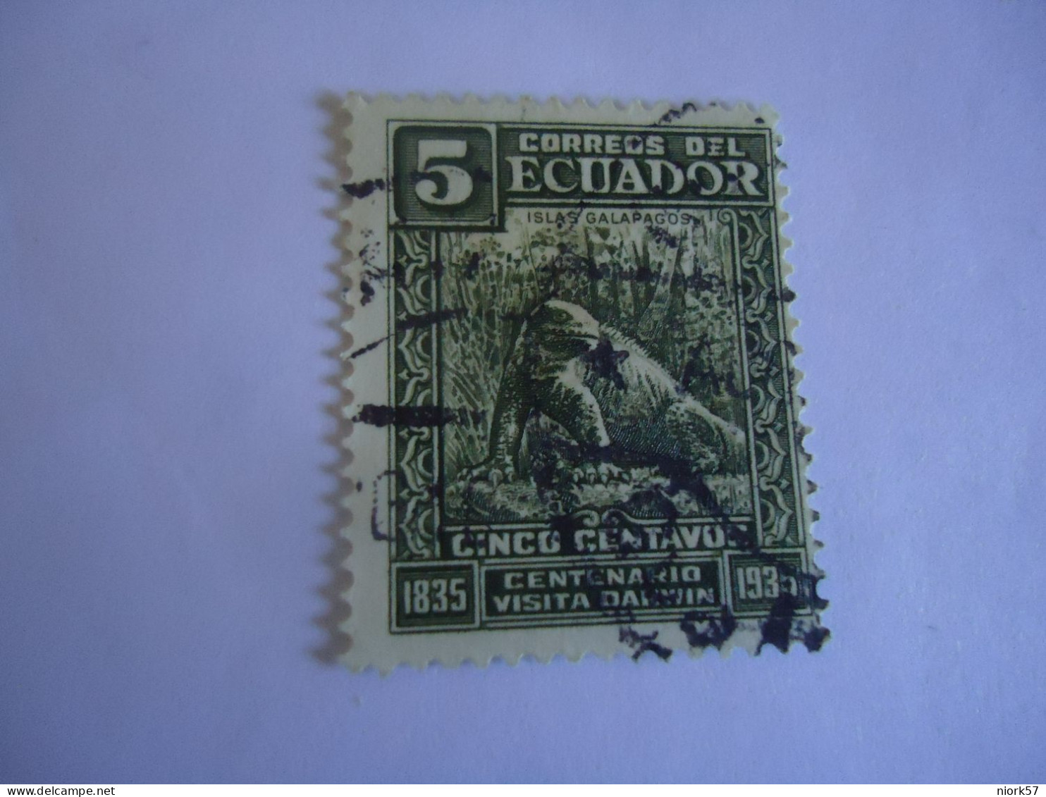 ECUADOR  USED    STAMPS 1935  REPTILES - Tortues