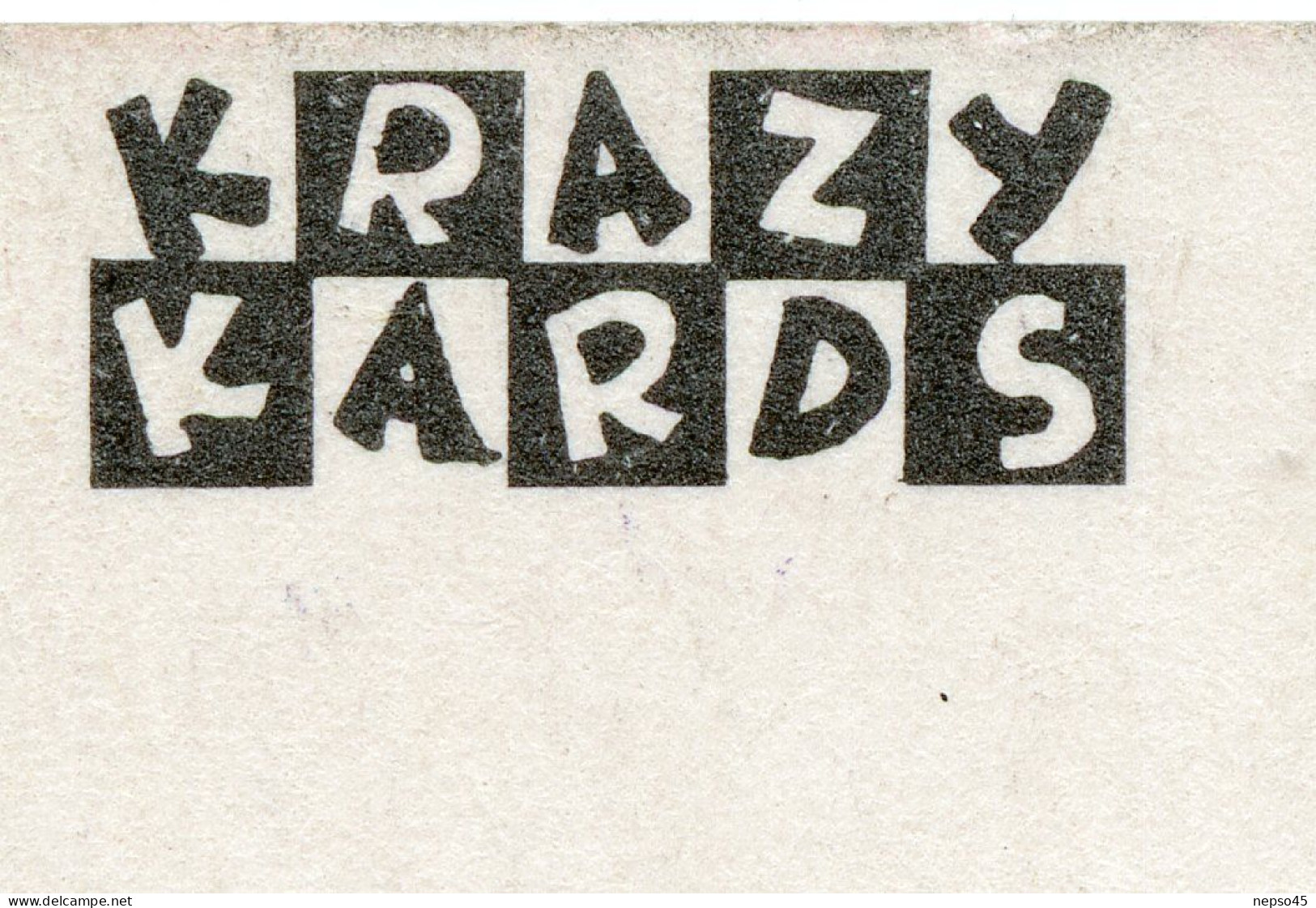 Krazy Cards. - Autres & Non Classés