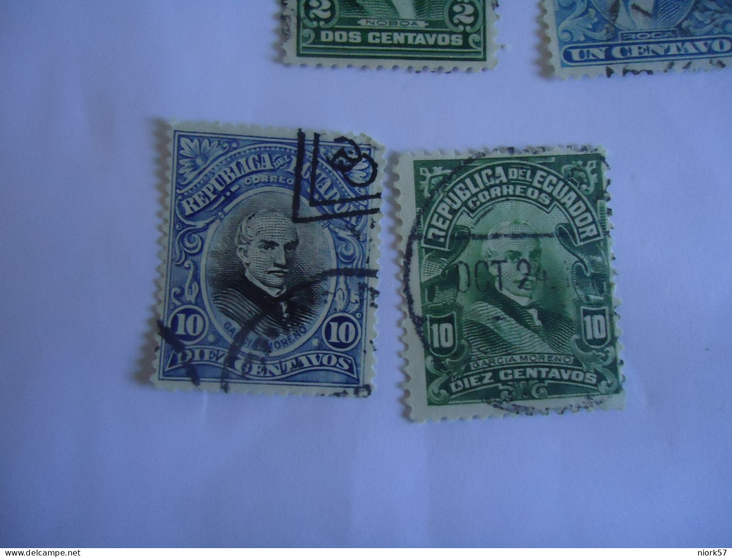 ECUADOR  USED    STAMPS PEOPLES 2     1924 - Equateur