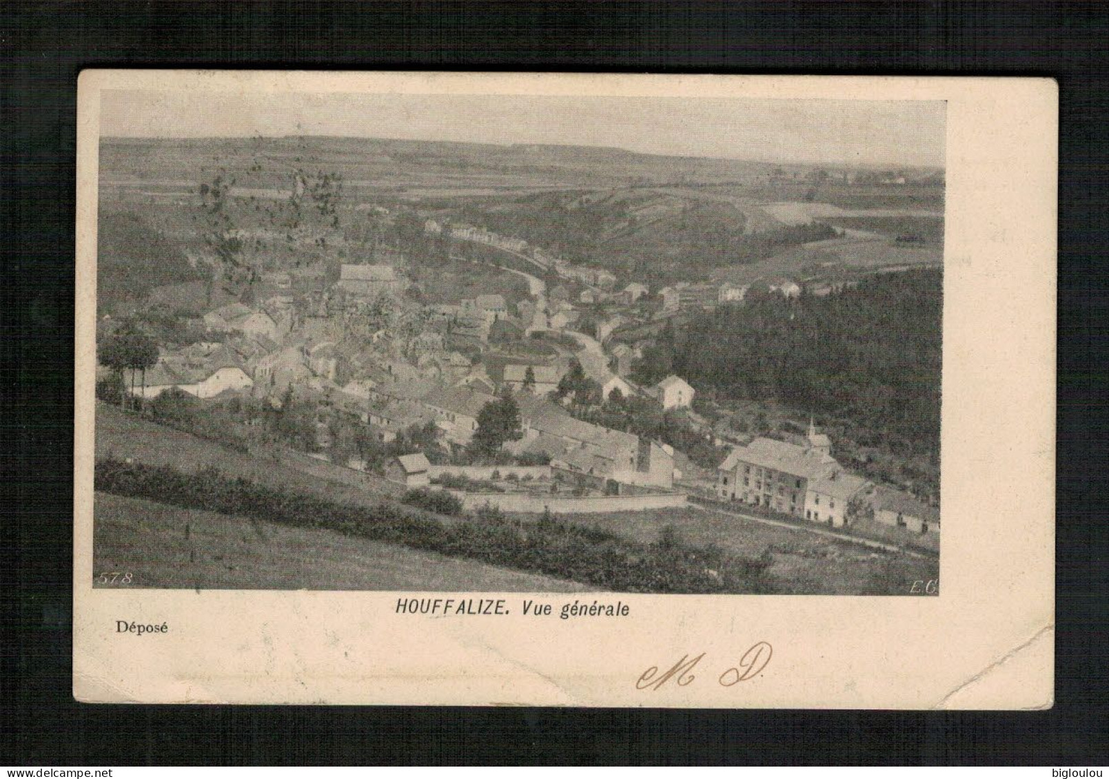 HOUFFALIZE - Vue Générale - 1905 - Edition Hôtel Des Postes Vve Philippe - Houffalize