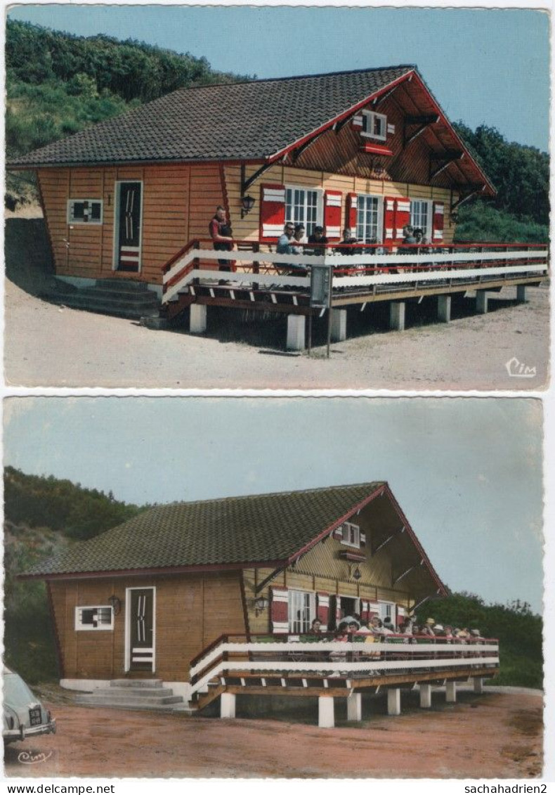 69. Gf. CHIROUBLES. Sa Terrasse. Son Chalet De Dégustation. 2 Cartes 3 & 151 - Chiroubles