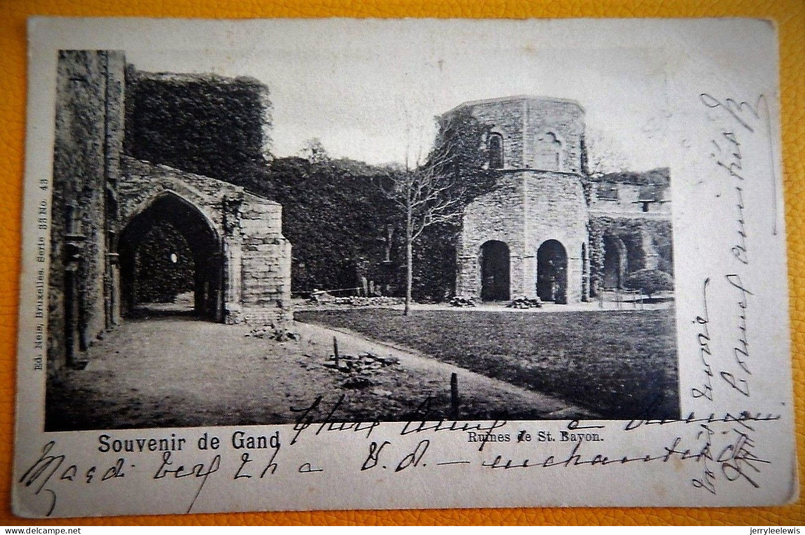 GENT - GAND -     Ruines De St Bavon  -  1902 - Gent