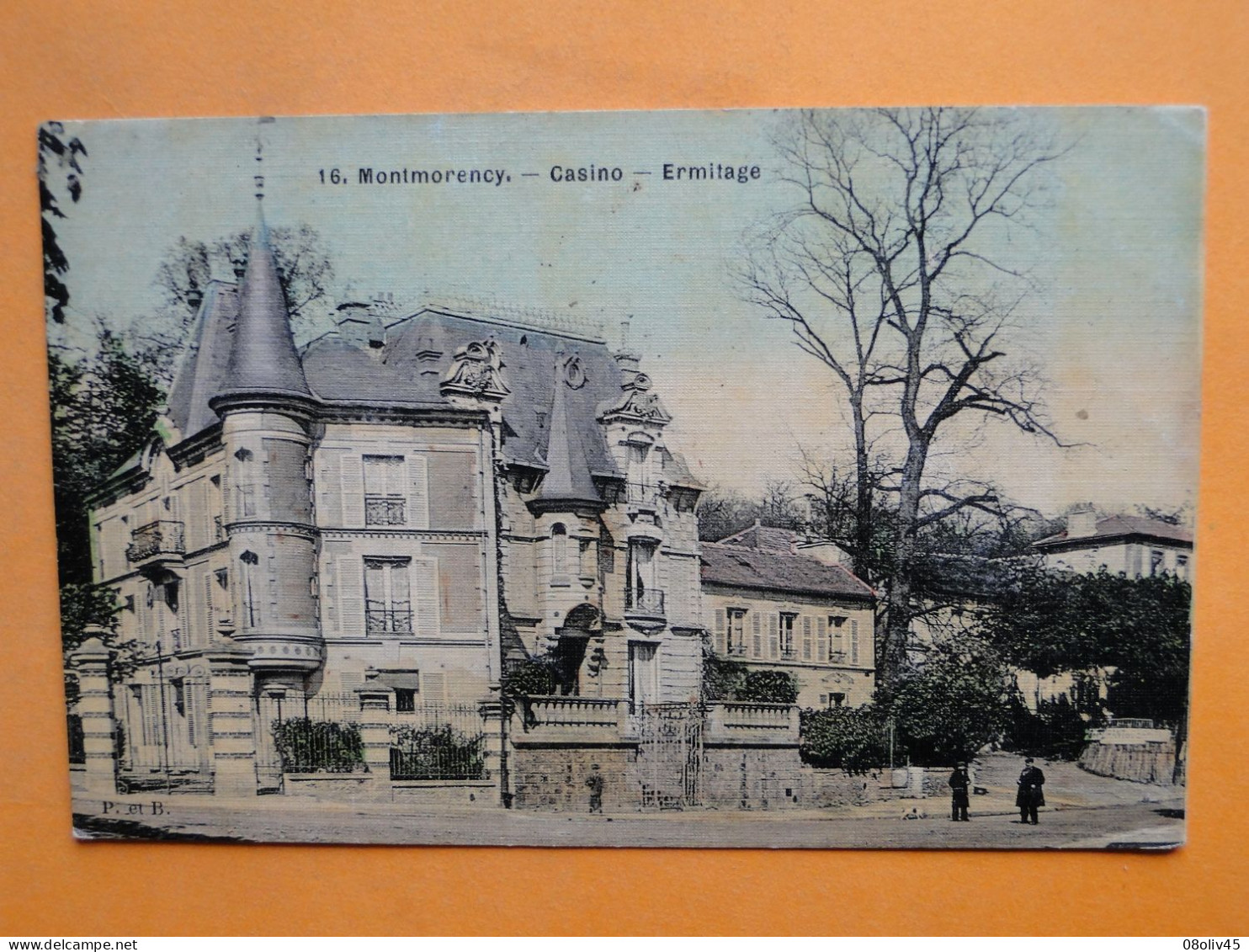 MONTMORENCY -- Casino - Restaurant LLErmitage - Lot 2 Cartes Différentes Dont Carte Colorisée-toilée 1909 - Montmorency