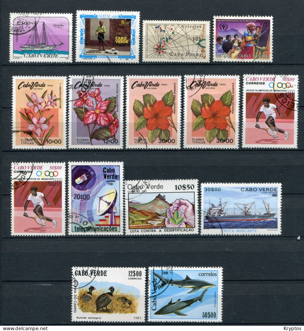 Cap Verde - Cabo Verde. 15 Stamps - Cap Vert