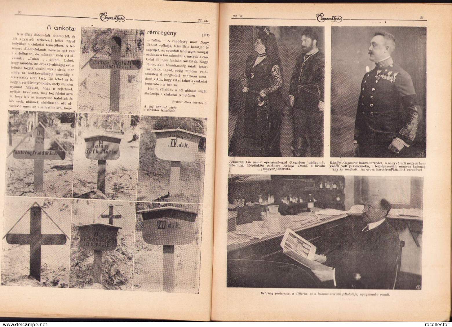 Az Érdekes Ujság 22/1916 Z465N - Géographie & Histoire