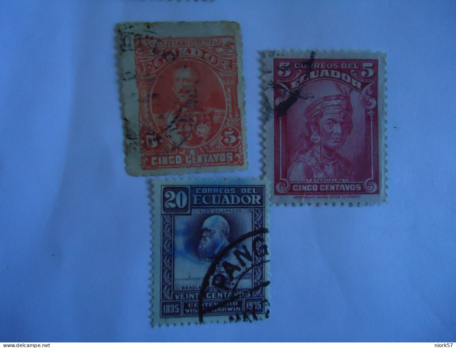 ECUADOR  USED    STAMPS PEOPLES 3 - Ecuador