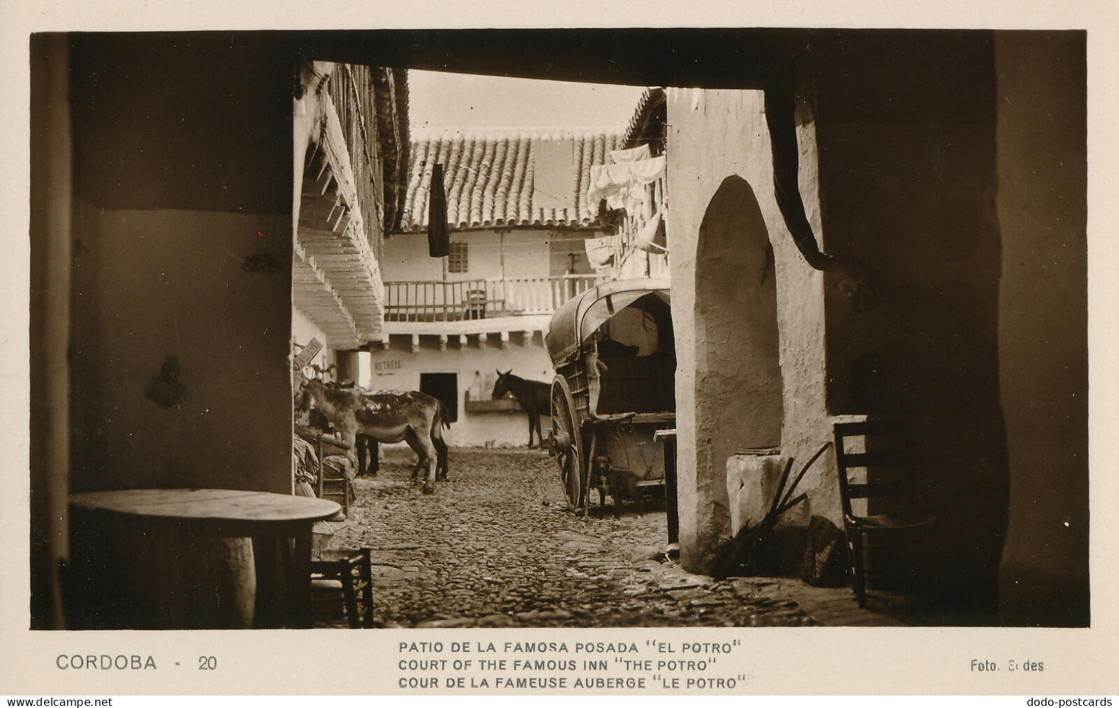 PC37305 Cordoba. Court Of The Famous Inn The Potro. B. Hopkins - Monde