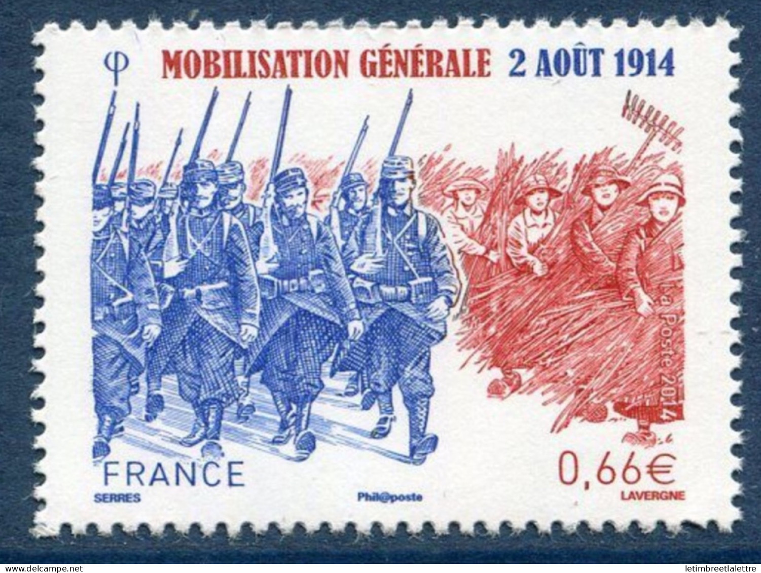 France - YT N° 4889 ** - Neuf Sans Charnière - 2014 - Unused Stamps