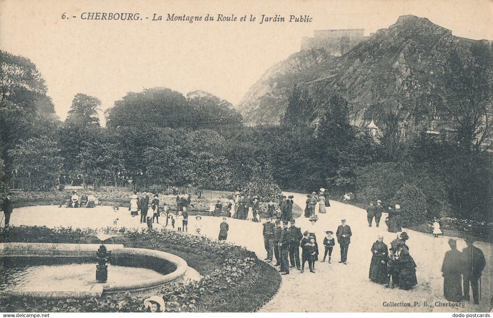 PC37499 Cherbourg. La Montagne Du Roule Et Le Jardin Public. No 6 - Monde