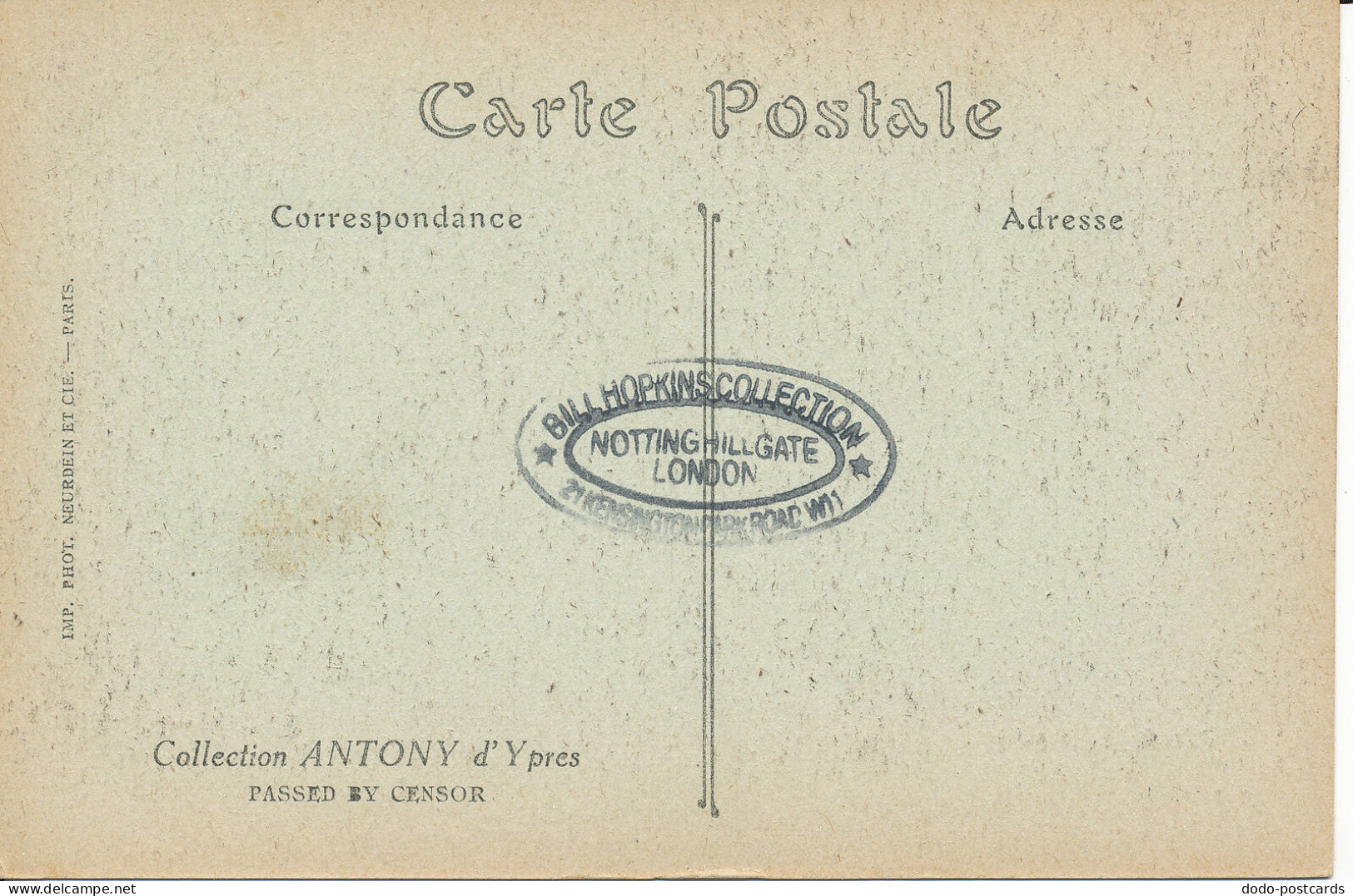 PC37803 Ypres. Belle Hospital Before The Bombardment And After. Antony. Neurdein - Monde