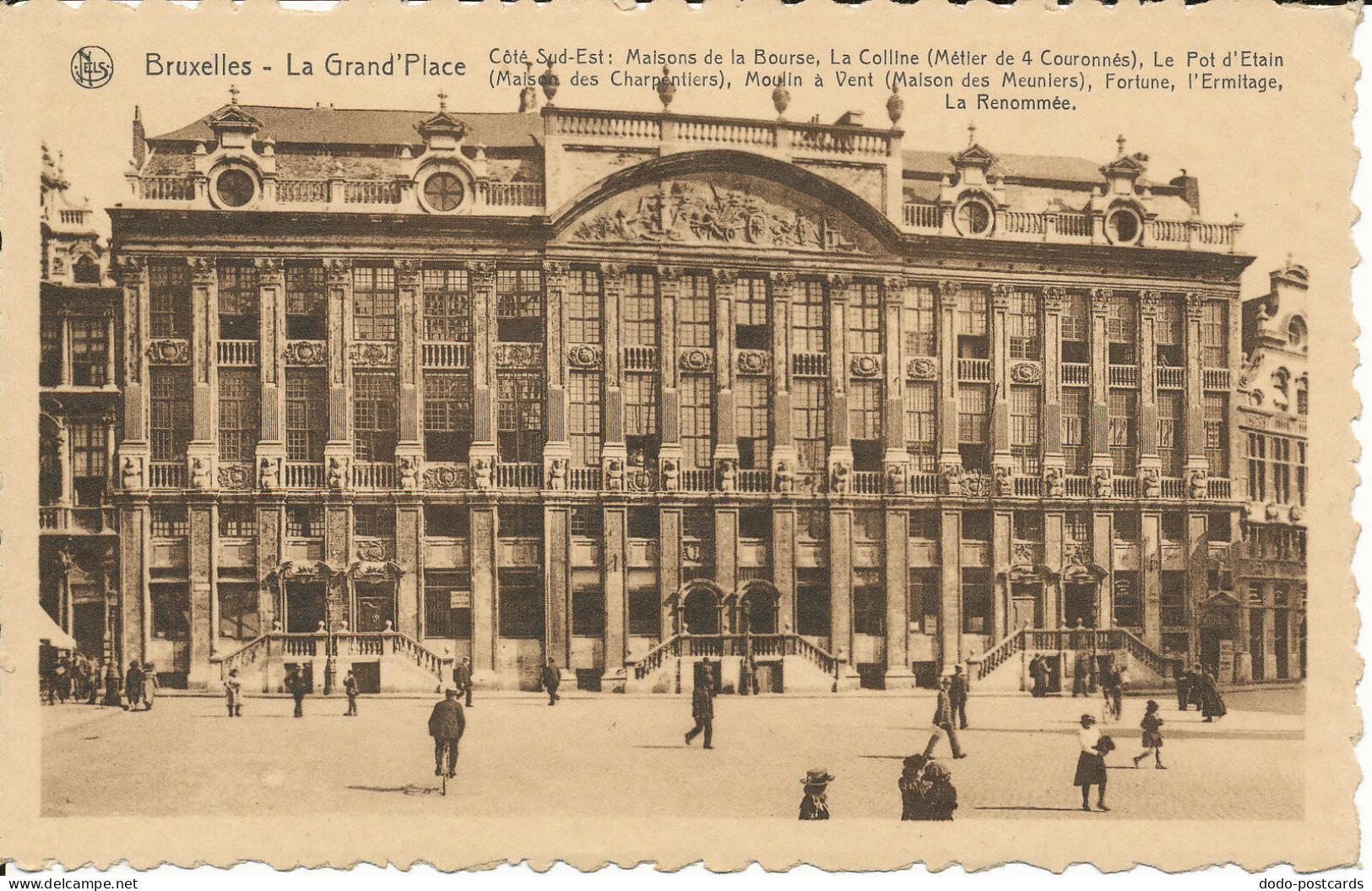 PC37846 Bruxelles. La Grand Place. Cote Sud Est. Maisons De La Bourse. La Collin - Monde