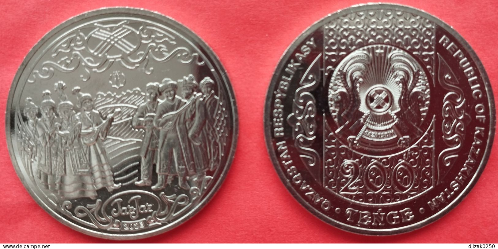 Kazakhstan 2023.commemorative Coin 200 Tenge "Zhar-Zhar - Folk Rituals." NEW!!! - Kazakistan