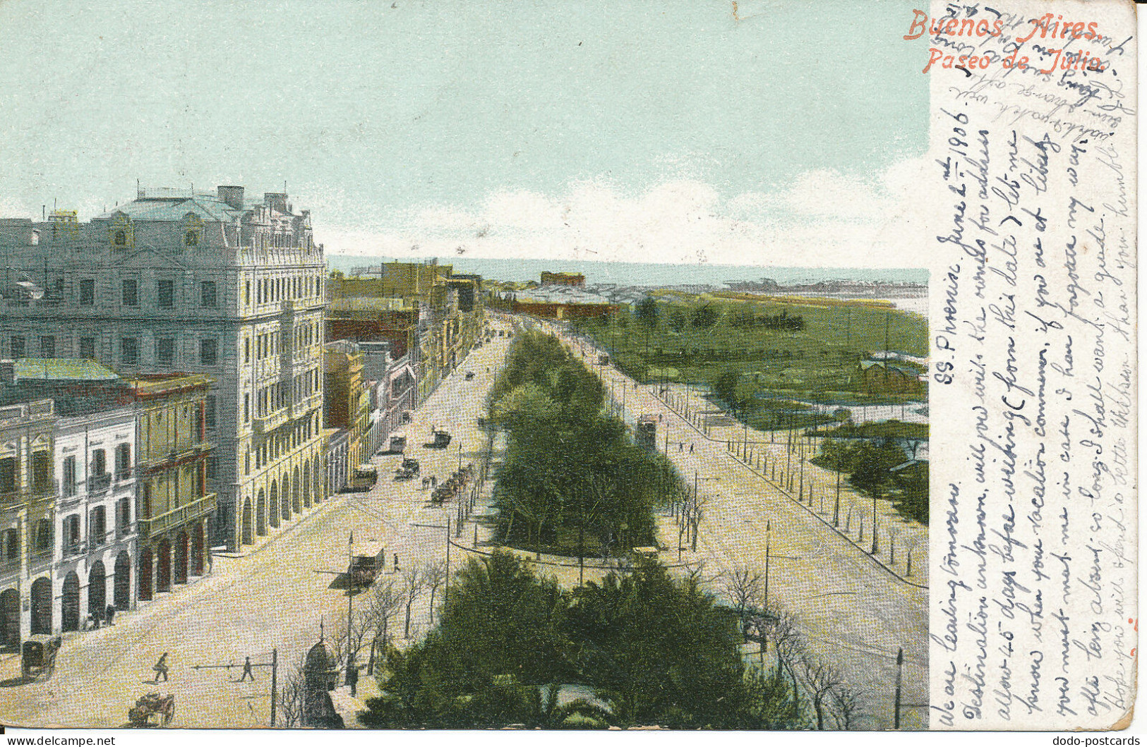 PC37684 Buenos Aires. Paseo De Julio. 1906. B. Hopkins - Monde