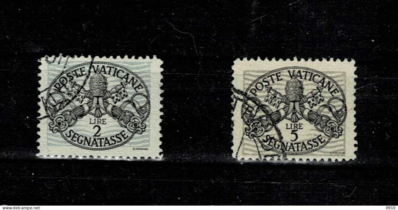 TAXE 11+12 PONTIFICAT PIE XI-1945-O - Used Stamps