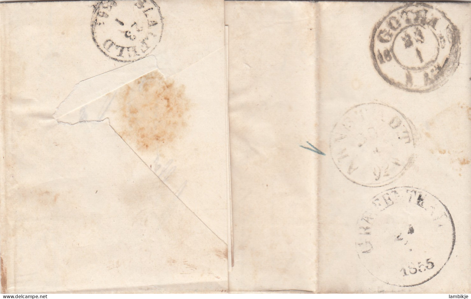 AD Preussen Brief 1855 - Andere & Zonder Classificatie