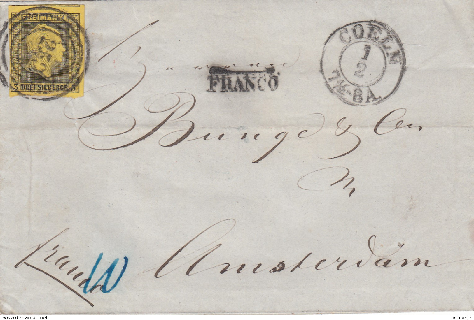 AD Preussen Brief 1853 - Andere & Zonder Classificatie