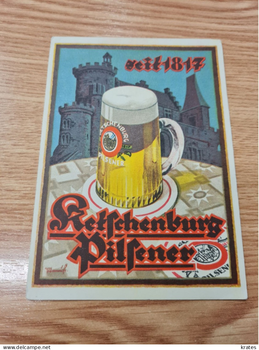 Postcard - Beer         (V 37873) - Publicité