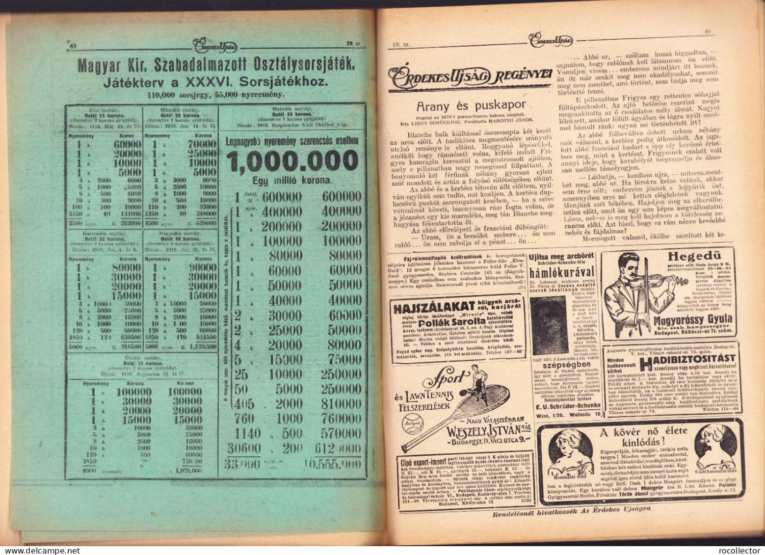 Az Érdekes Ujság 19/1916 Z462N - Geographie & Geschichte