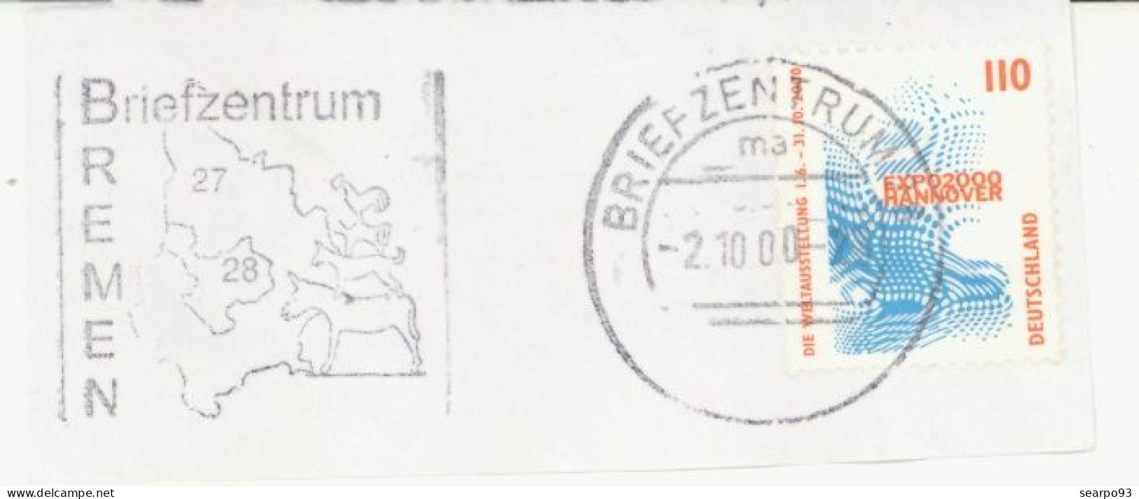 GERMANY. POSTMARK. BREMEN - Andere & Zonder Classificatie